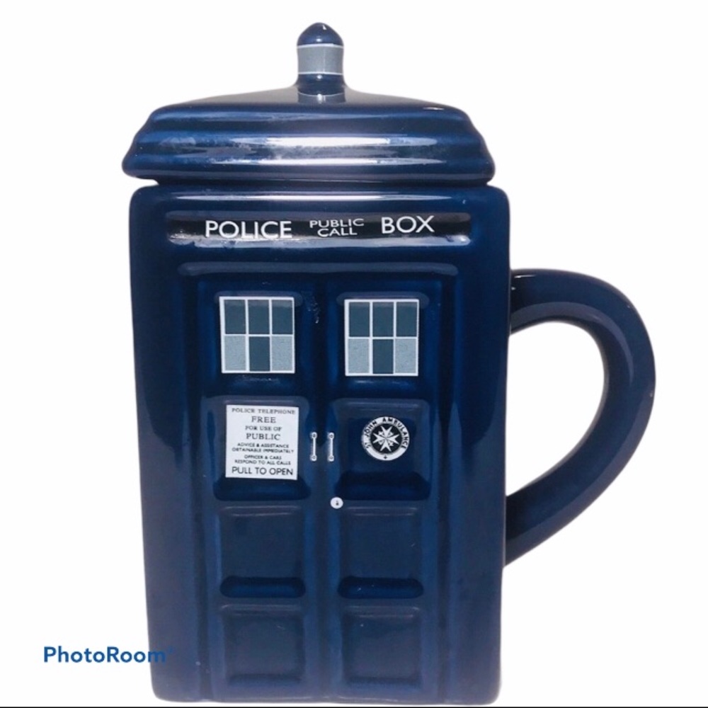 Zeon Doctor Who Logo Police Public Call Box  Mug
